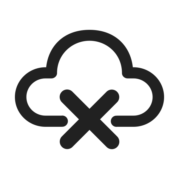 CloudOff1 Svg File