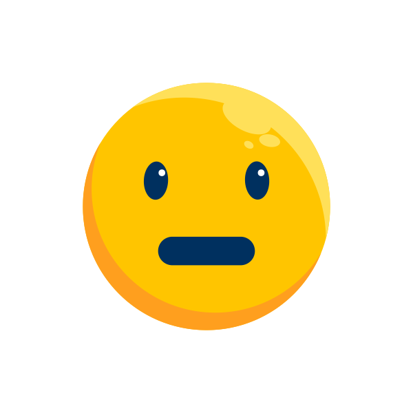 Emoticon Emotion Expression Face Shock SVG File Svg File