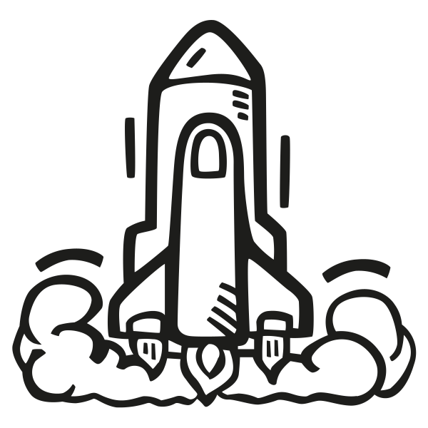 Space Shuttle Launch Svg File