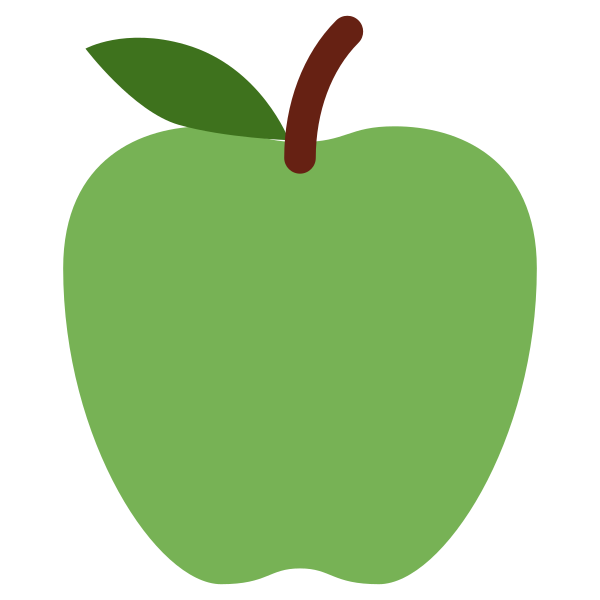 Green Fruit Emoj Symbol Food Svg File
