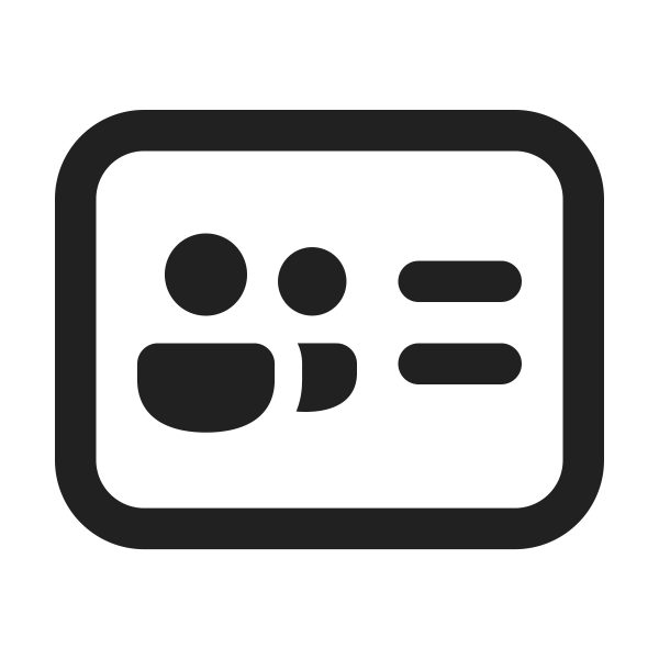 ContactCardGroup Svg File