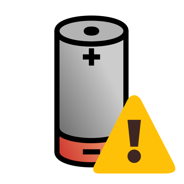 Battery Caution Svg File