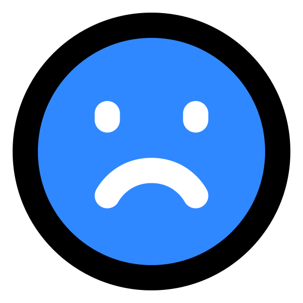 Worried Face SVG File