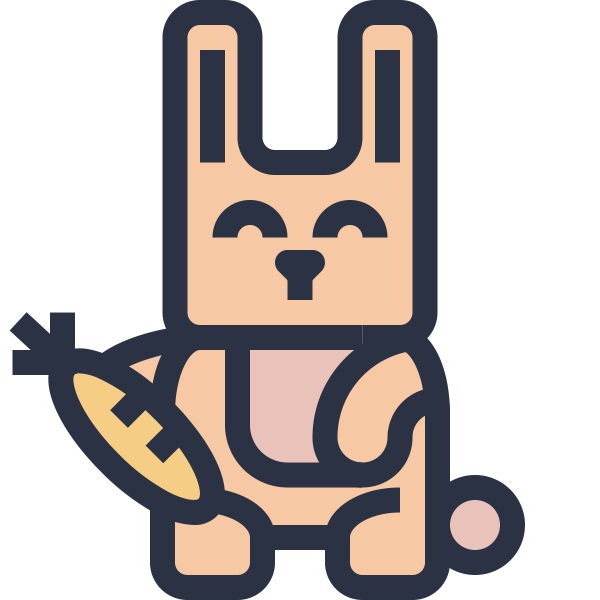 03rabbit Svg File