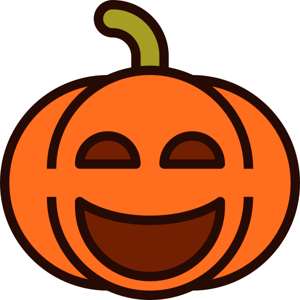 Emoji Pumpkin Halloween 39 SVG File Svg File