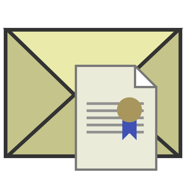 Mail Signed Svg File