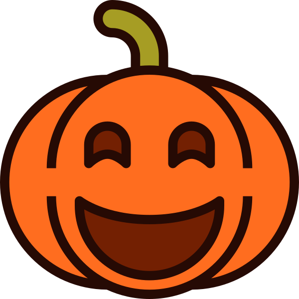Emoji Pumpkin Halloween 29 Svg File