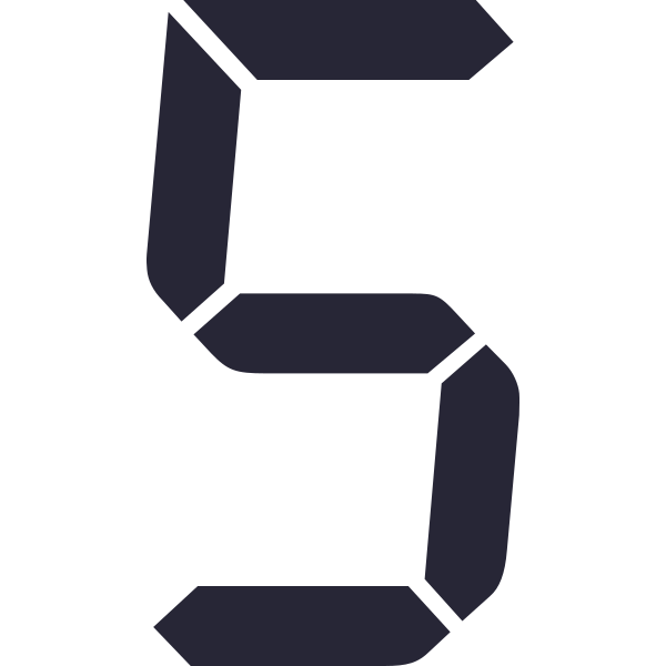 数字5 Svg File