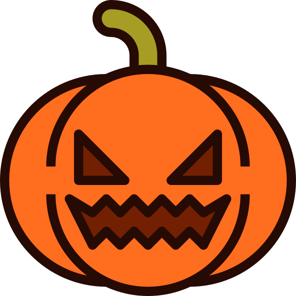 Emoji Pumpkin Halloween 21 Svg File