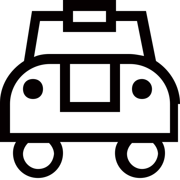 Black Cab Svg File