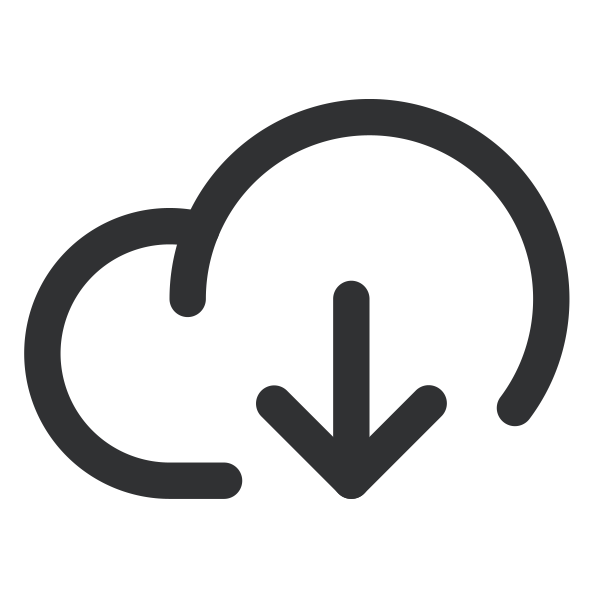 CloudArrowDown Svg File