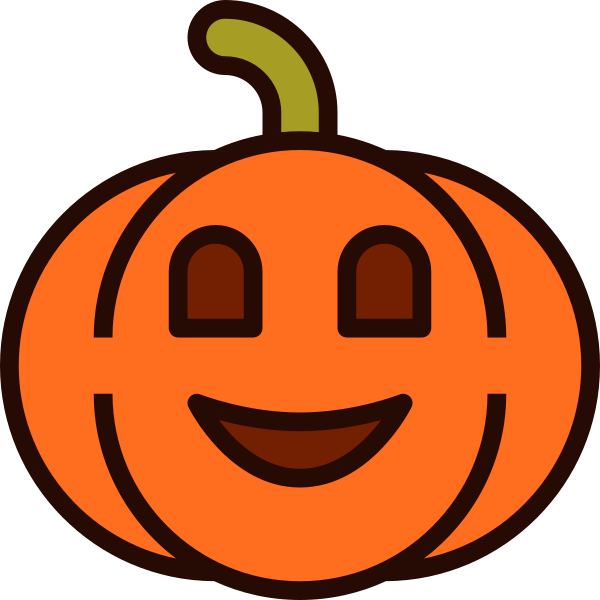 Emoji Pumpkin Halloween 15 Svg File