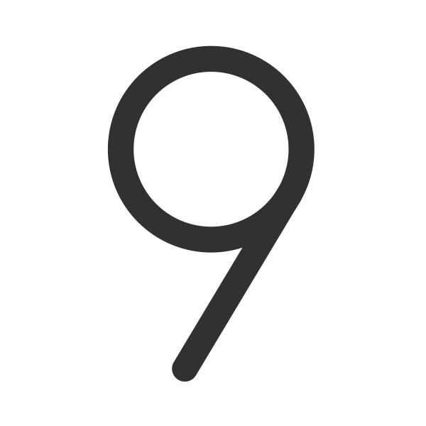 NumberNine Svg File