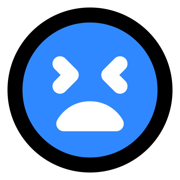 Distraught Face SVG File