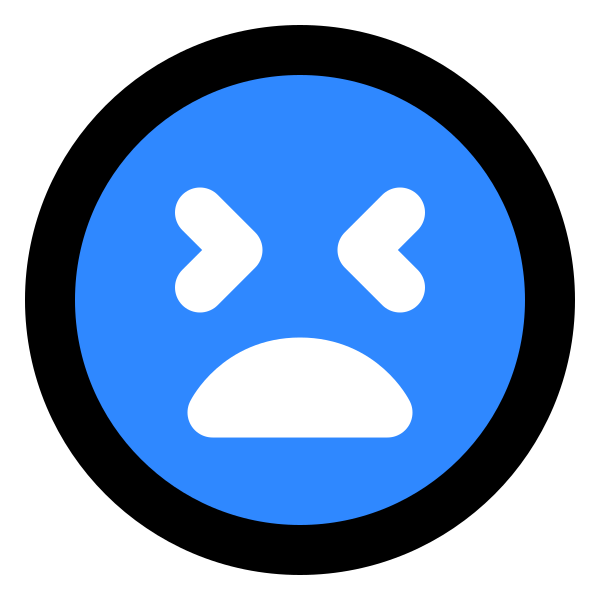 Distraught Face SVG File Svg File