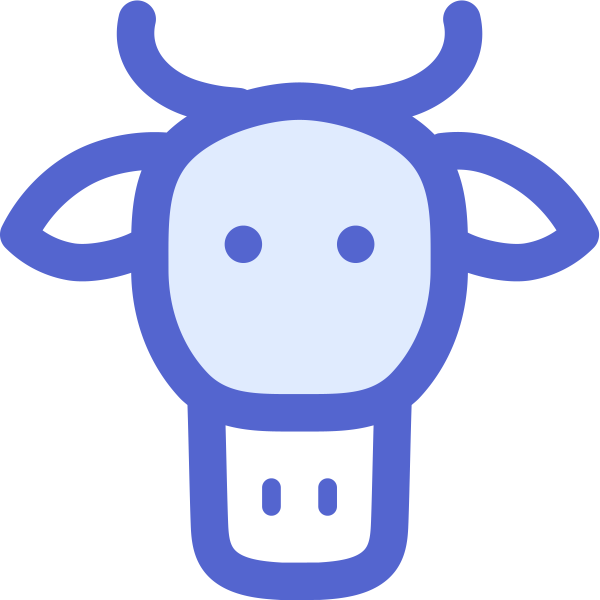 Sharp Icons Cow Svg File