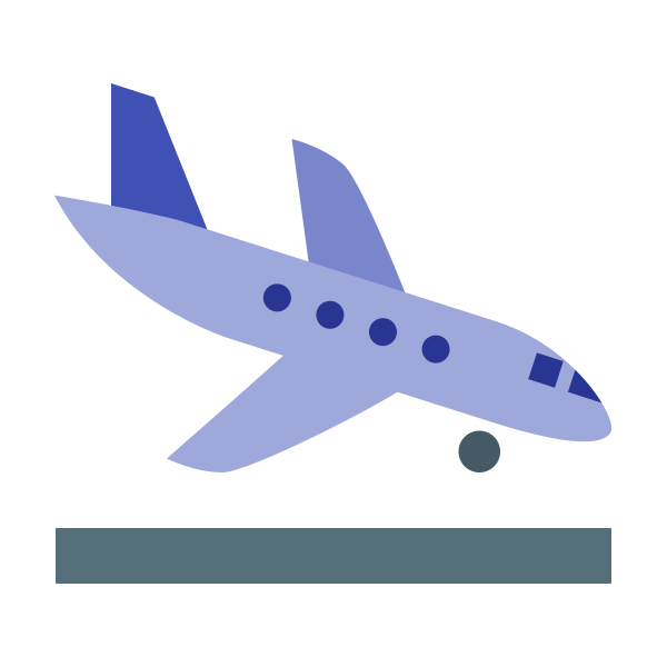 Airplane Landing Svg File