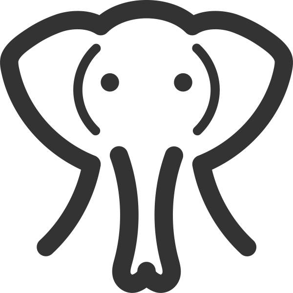 Icon Elephant Svg File