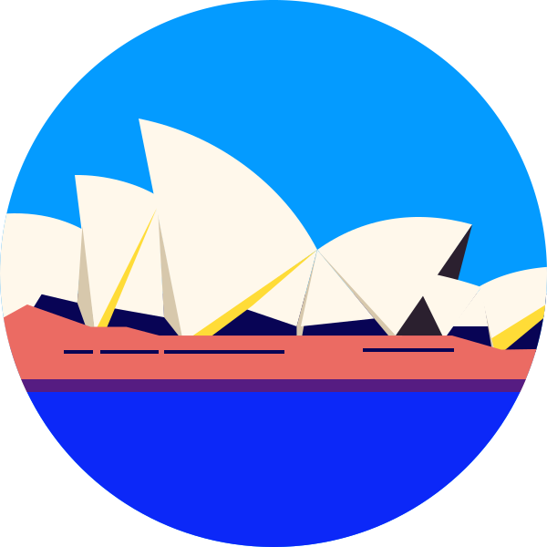 澳大利亚悉尼歌剧院 Svg File