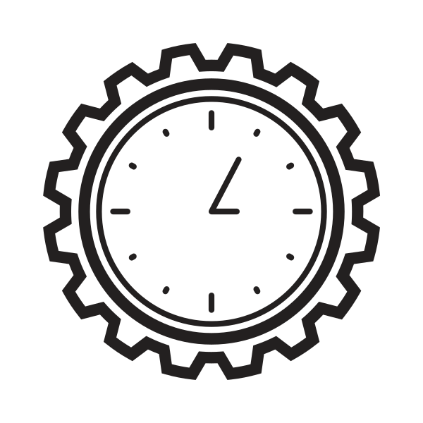 Bussiness Clock Gear Svg File