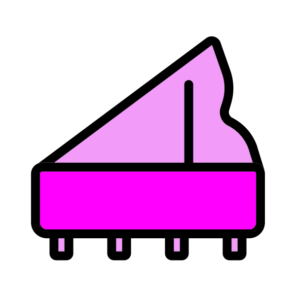 钢琴 Svg File