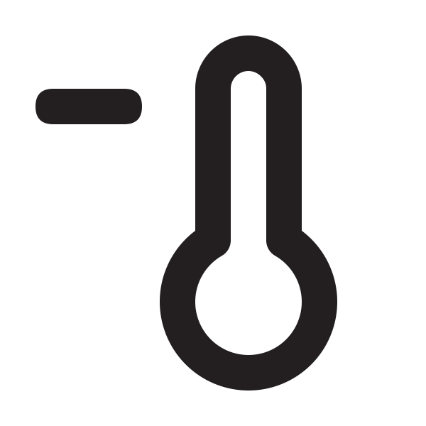 thermometerminusoutline Svg File