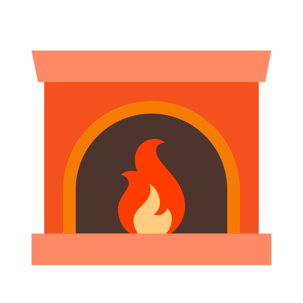 fireplace Svg File
