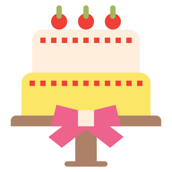 Bow Cake Gift Svg File