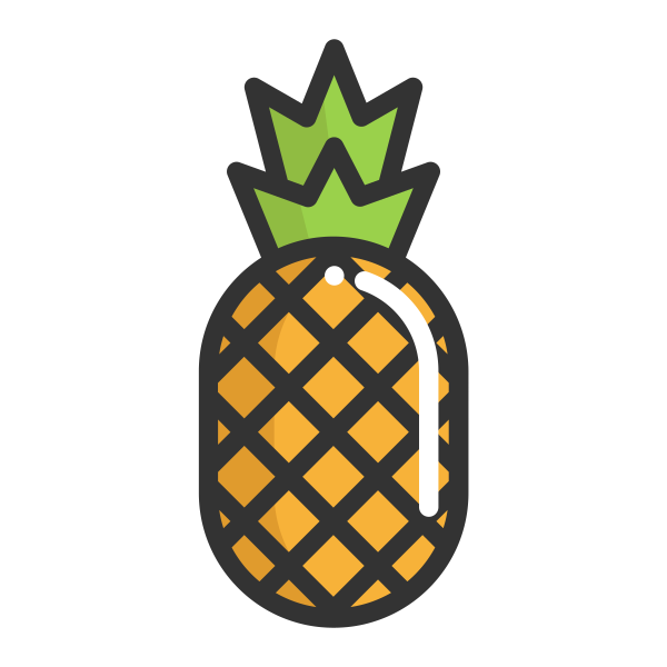 菠萝Pineapple Svg File