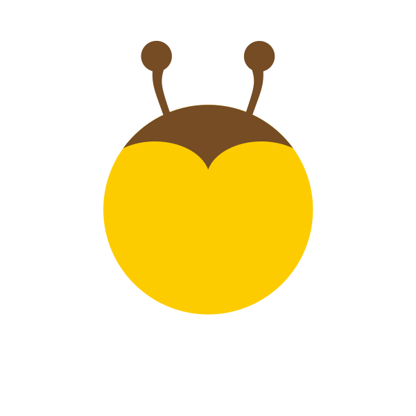 动物图标上色蜜蜂 Svg File