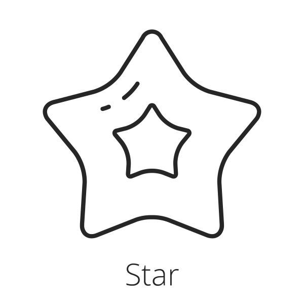 星星 Svg File