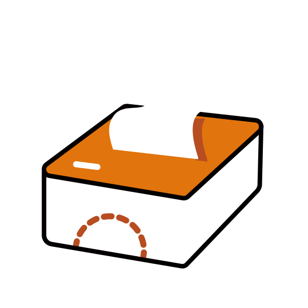 纸巾盒 Svg File