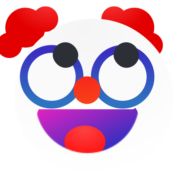 Clown Face SVG File Svg File