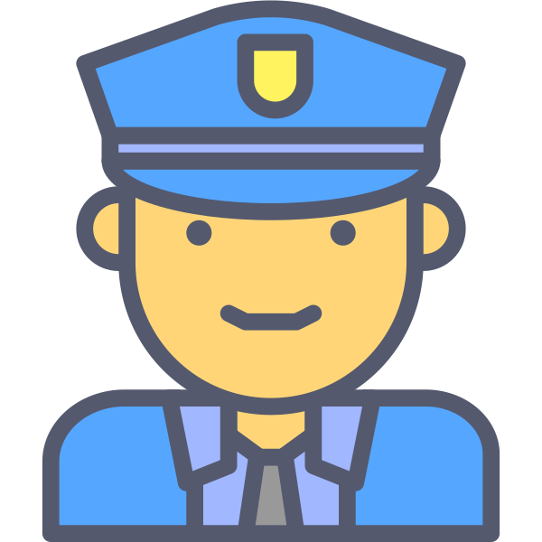 Cop Male SVG File Svg File