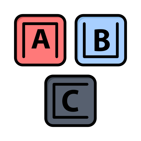 Abc Alphabet Basic Svg File