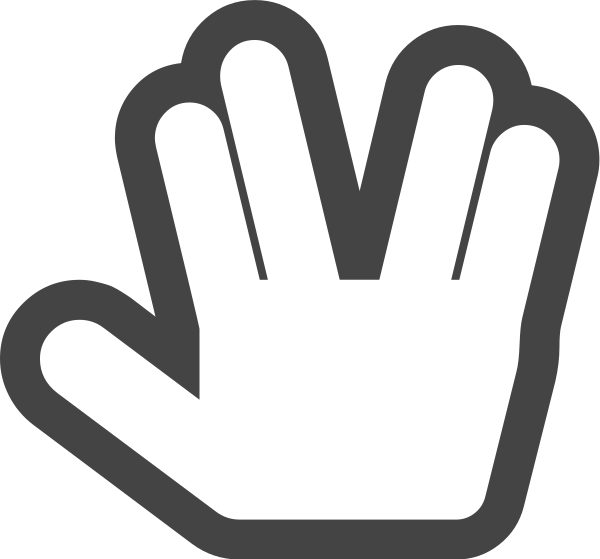 Hand Spock O Svg File