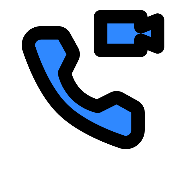 Phone Video Call Svg File