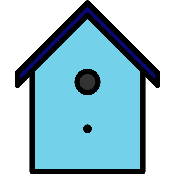 Birdbox Garden House Nature Svg File