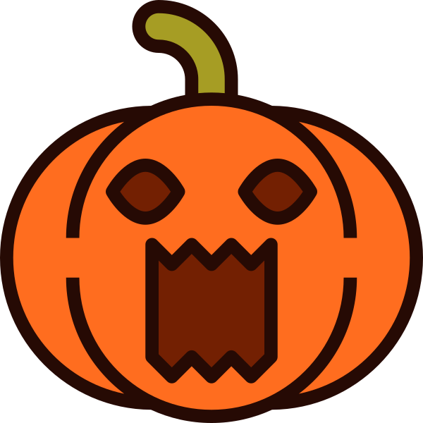 Emoji Pumpkin Halloween 41 SVG File Svg File