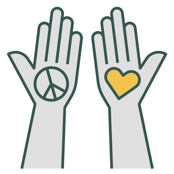 Peace Charity Friendly Svg File