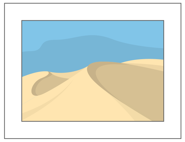 沙漠风景照片 Svg File
