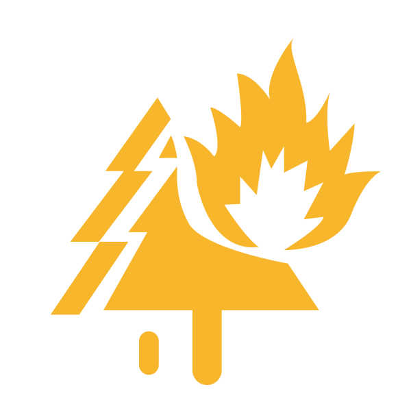 森林火灾风险区 Svg File