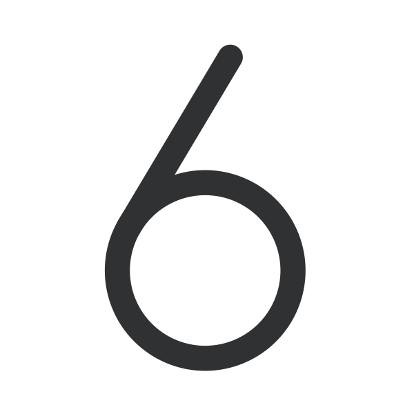 NumberSix Svg File