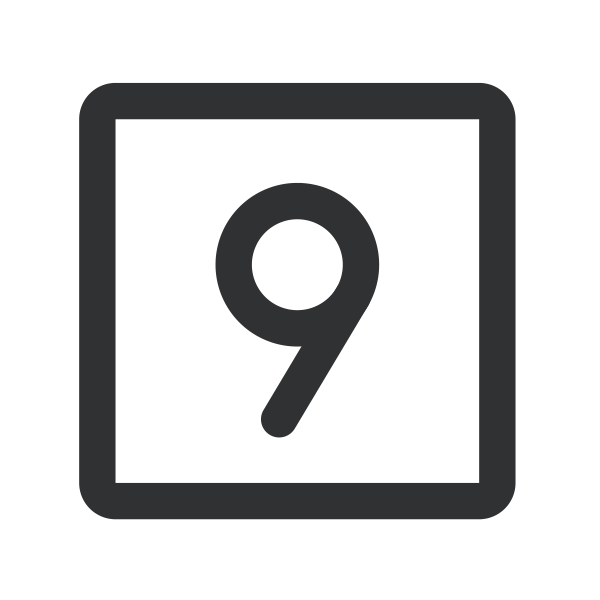 NumberSquareNine Svg File