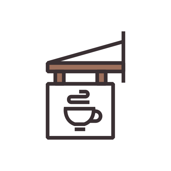 Coffee Shop Sign Svg File