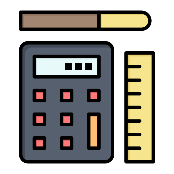 Calculator Education Pen Svg File