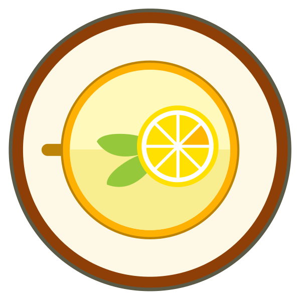 柠檬茶 Svg File