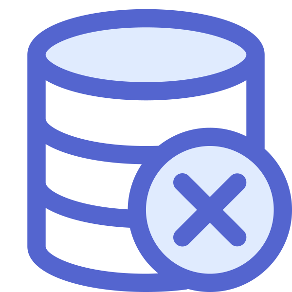 Sharp Icons Delete Database Svg File