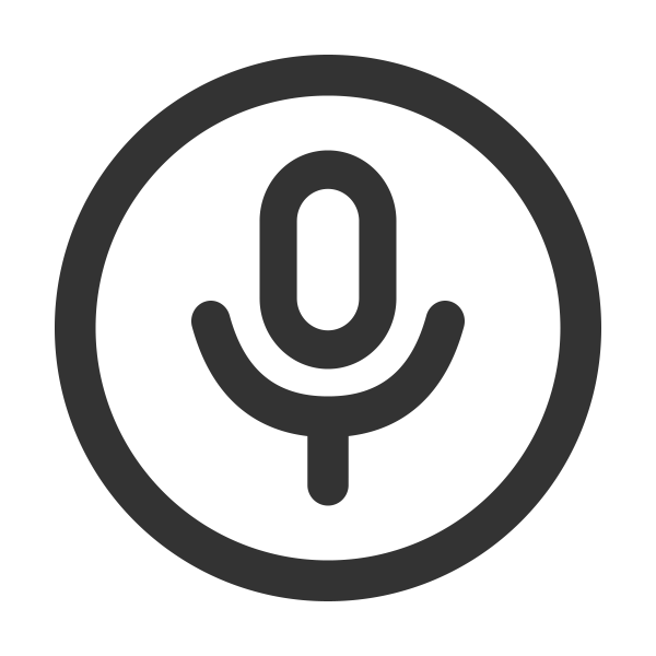 VoiceOutlined Svg File