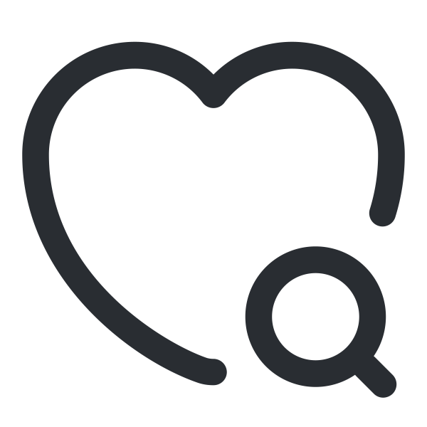 outlineheartsearch Svg File